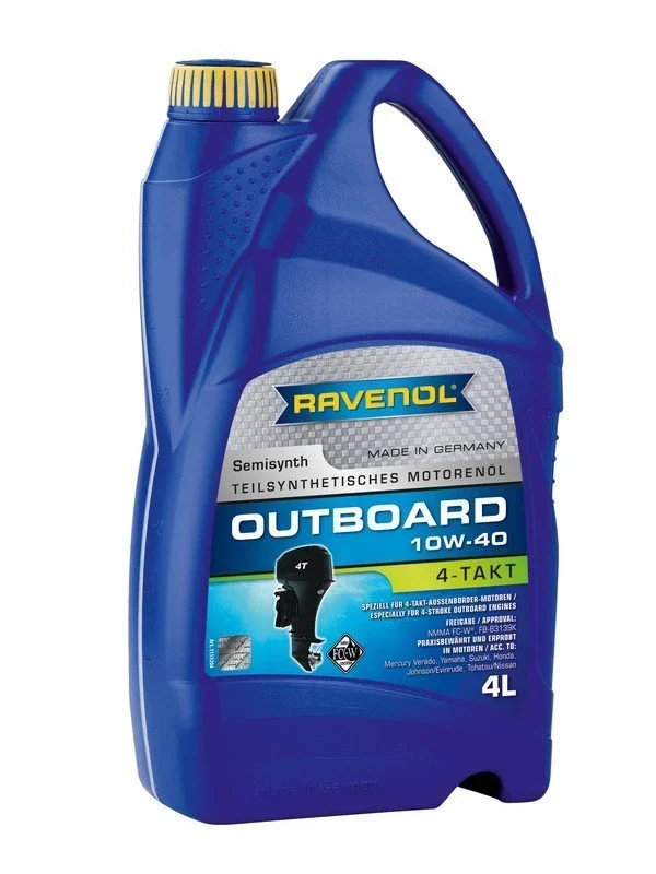 RAVENOL Outboardoel 4T SAE 10W-40 4L