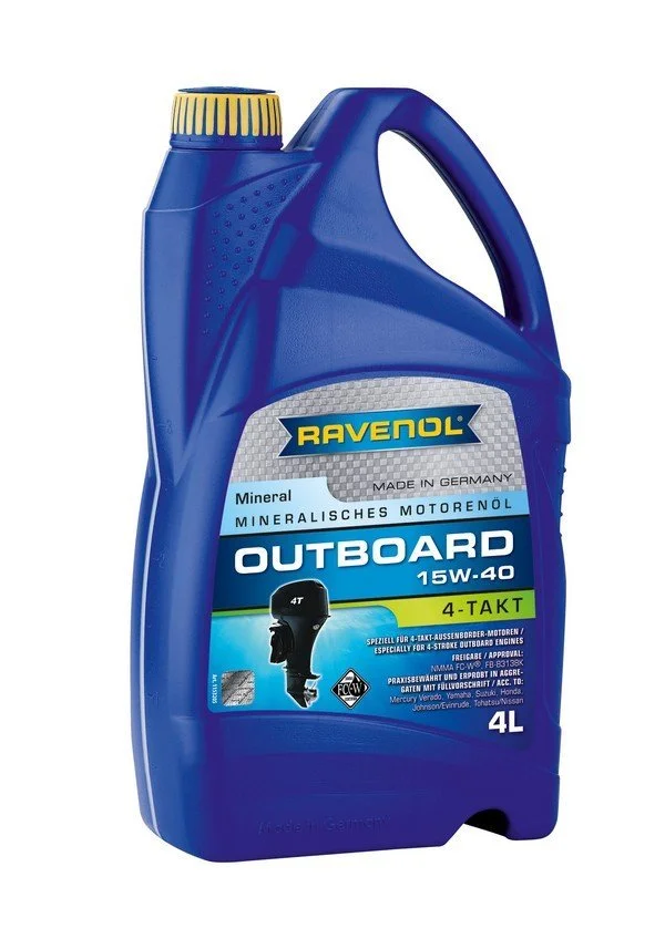 RAVENOL Outboardoel 4T SAE 15W-40 4L