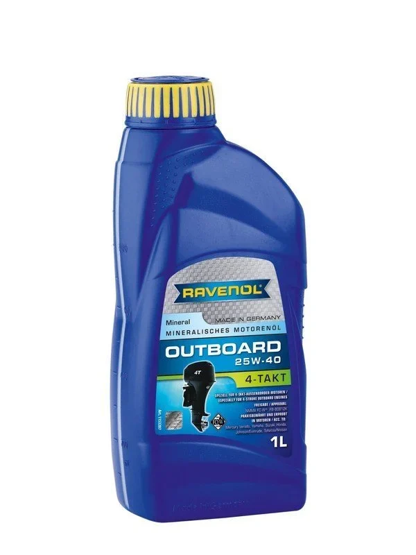 RAVENOL Outboardoel 4T SAE 25W-40 1L