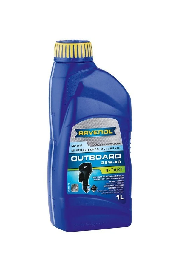 RAVENOL Outboardoel 4T SAE 25W-40 1L